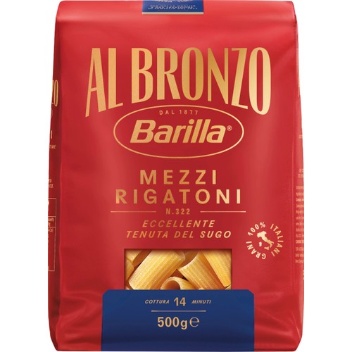 Mezzi Rigatoni Al Bronzo 500g Barilla