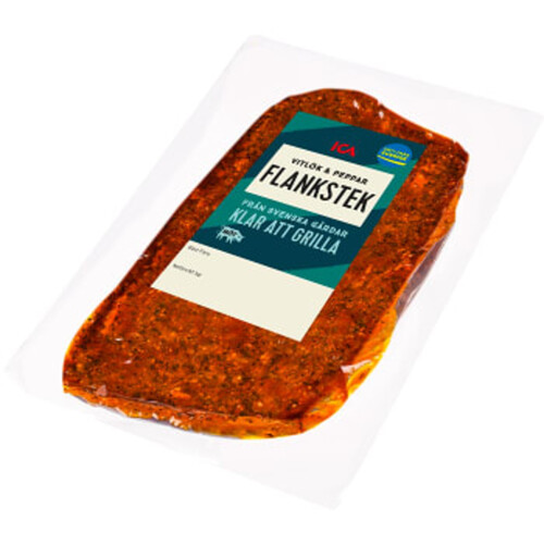 Flankstek vitlök & peppar frystinad ca 700g ICA