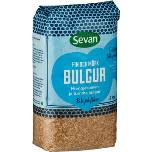 Bulgur Mörk Fin 1kg Sevan