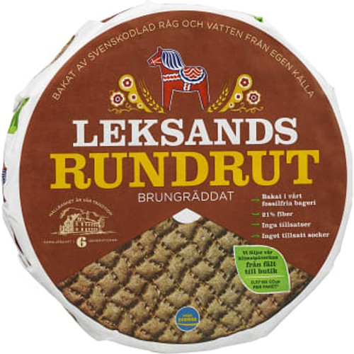 Rundrut brungräddat 700g Leksands Knäckebröd