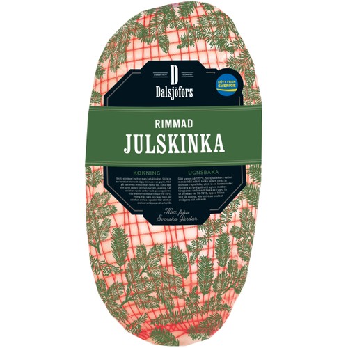 Julskinka Färsk Rimmad ca 3,2kg Dalsjöfors