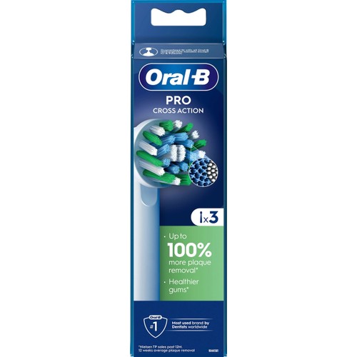Tandborstrefill Cross A 3p Oral-B
