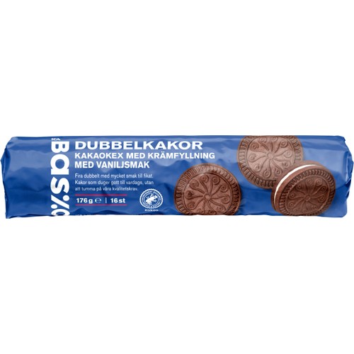 Kakaokex vaniljfyl 176 g ICA Basic