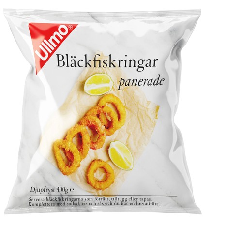 Panerade bläckfiskringar Fryst 400g Ullmo
