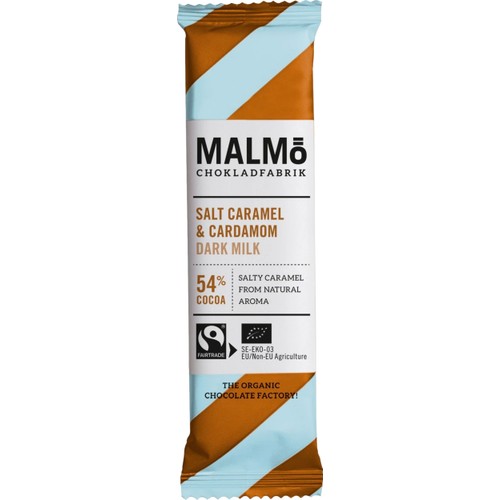 Choklad Salt Karamell & Kardemumma 54% 25g Malmö Chokladfabrik