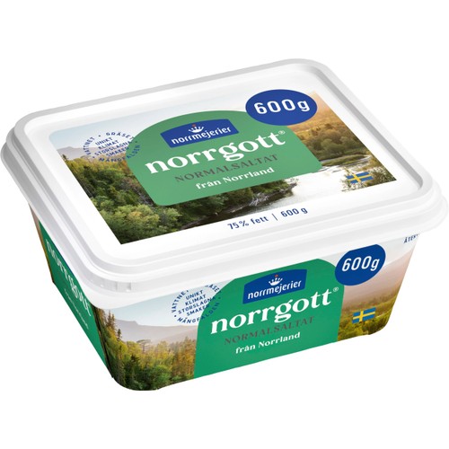 Norrgott® Normalsaltat 75% 600g Norrmejerier