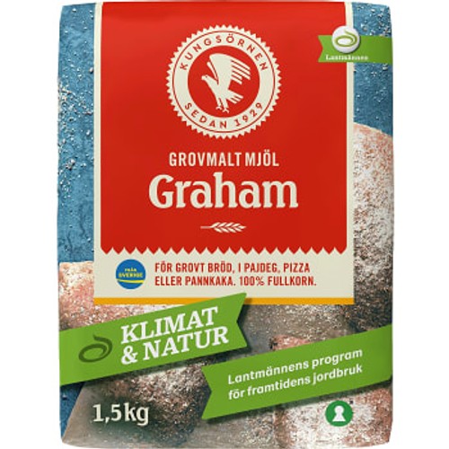 Grahamsmjöl 1,5kg Kungsörnen