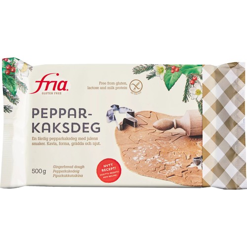 Pepparkaksdeg Glutenfri Fryst 500g Fria