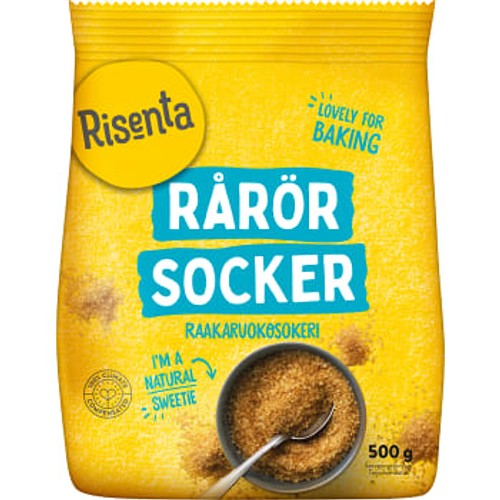 Rårörsocker 500g Risenta