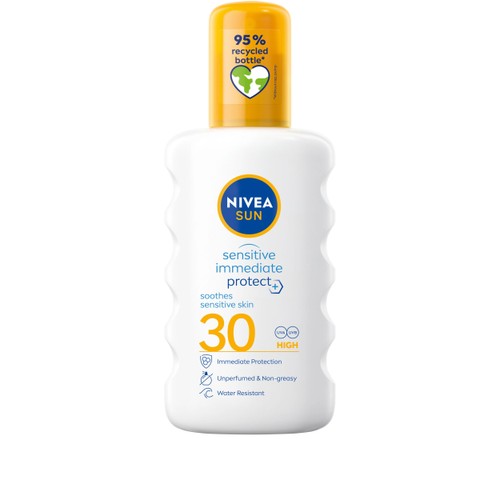 Solskydd Sensitive Immediate Protect Soothing Spray SPF30 200ml Nivea Sun