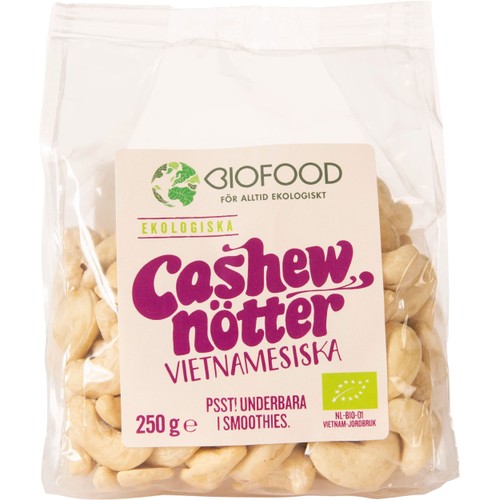 Cashewnötter 250g Biofood