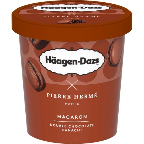 Macaron Double Chocolate Ganache 420ml Häagen Dazs