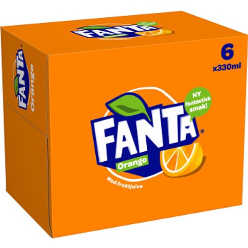 Läsk Orange 33cl 6-p Fanta 