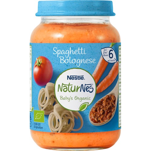 Barnmat Spaghetti Bolognese 6m Ekologisk 190g Nestle