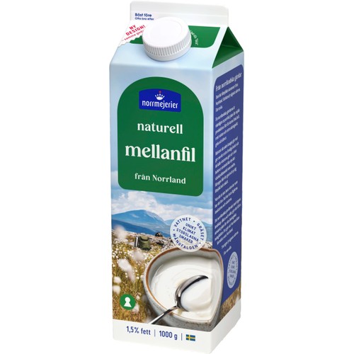 Mellanfil 1,5% 1000g Norrmejerier
