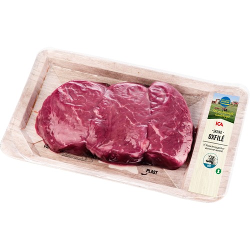 Oxfilé Färsk skivad ca 300g ICA