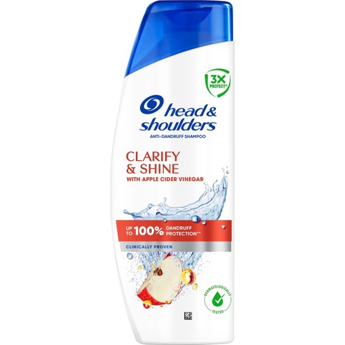 Mjällschampo Clarify & Shine Äppelcidervinäger 250ml Head & Shoulders
