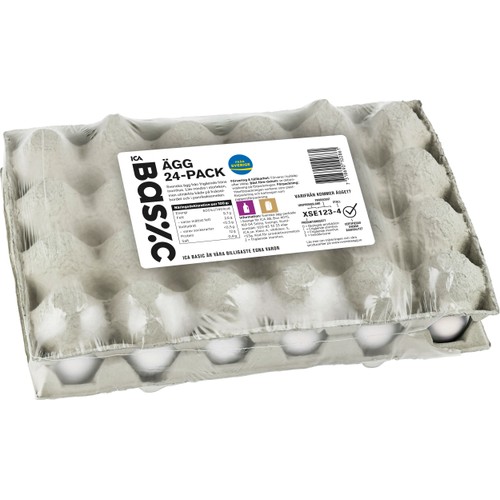 Ägg S 24-p ICA Basic