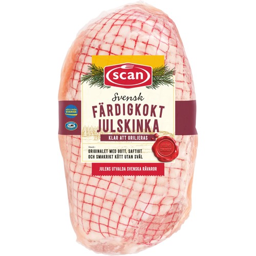 Julskinka Färsk Färdigkokt ca 1,8kg Scan
