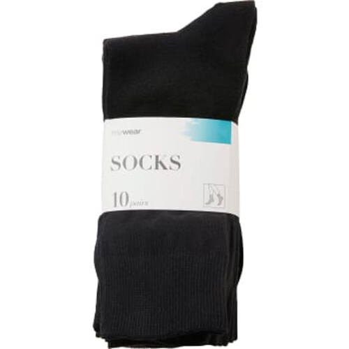 Socka Lund 10p Svart 44/47 mywear