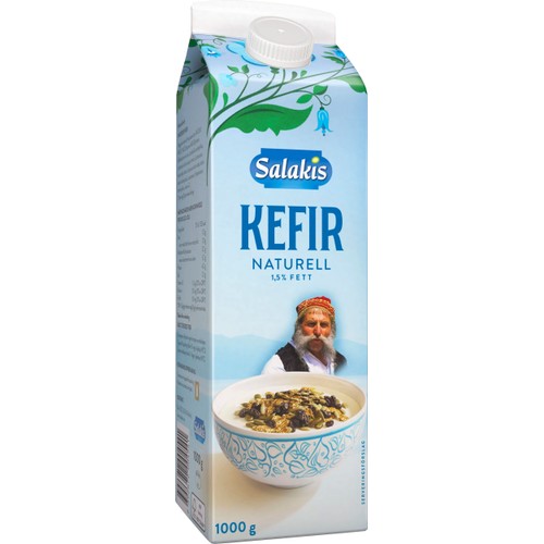 Kefir Naturell 1,5% 1l Salakis