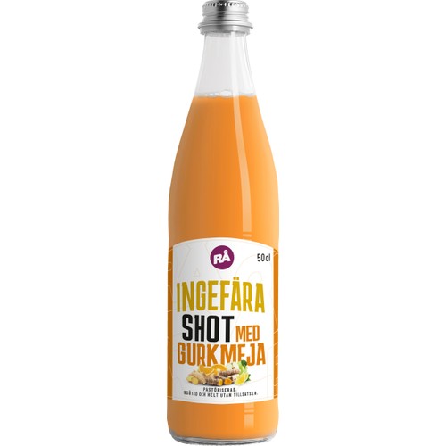 Ingefära Shot Med Gurkmeja 50cl RÅ