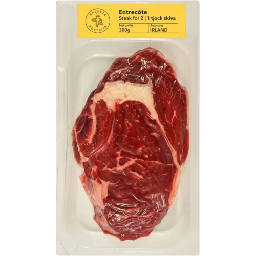 Entrecôte för 2 300g Hacksta Köttdisk