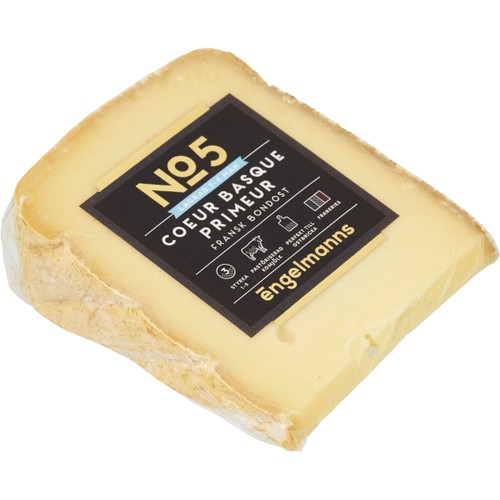 Ost Fransk Bondost Coeur Basque Primeur ca 200g Engelmanns