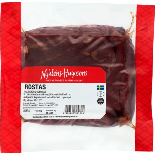 Rostas 800g Nyhléns Hugosons