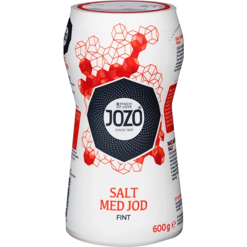 Fint salt med jod 600g Jozo