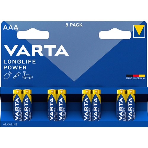 Batteri Longlife power AAA 8-p