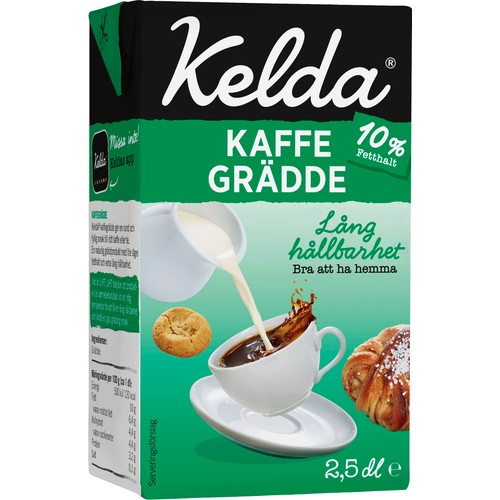 Kaffegrädde 10% 2,5dl Kelda