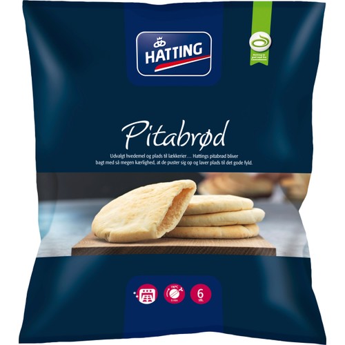 Pitabröd Fryst 6-p 480g Hatting