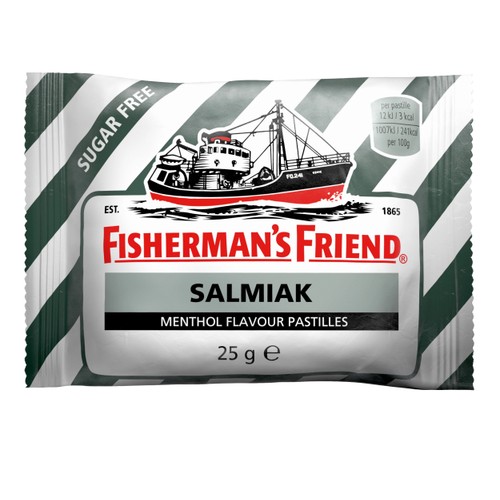 Halstabletter Salmiak Sockerfri 25g Fisherman's Friend