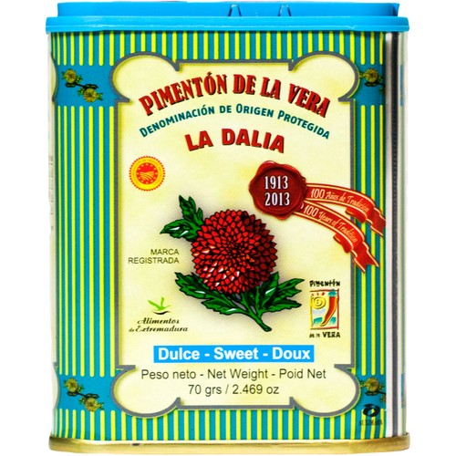 Paprikapulver Rökt Pimentón Dulce Söt 70g La Dalia