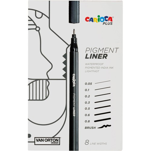 Pigment Liner 8-p Carioca