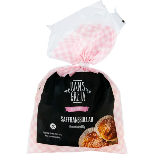 Saffransbullar Glutenfri 160g Hans och Greta