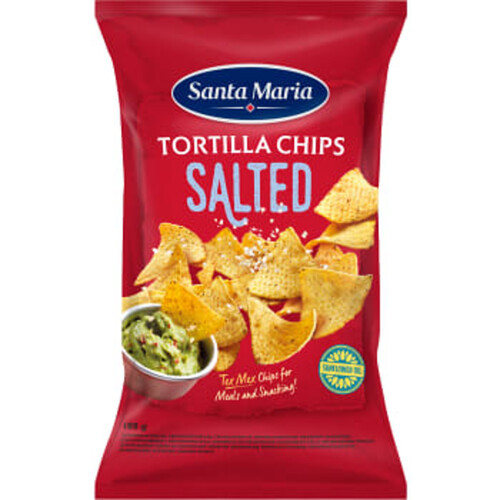 Tortilla Chips Sal 185g Santa Maria