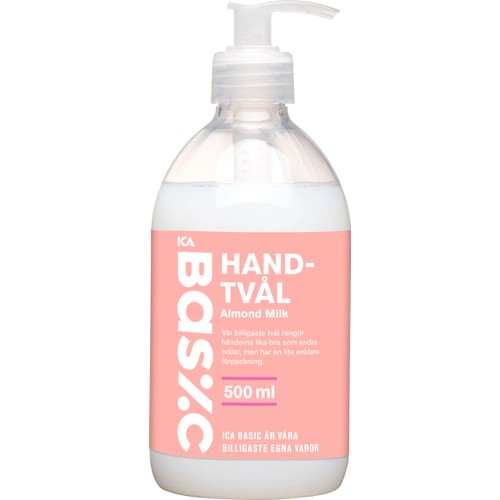 Handtvål Almond Milk 500 ml ICA Basic