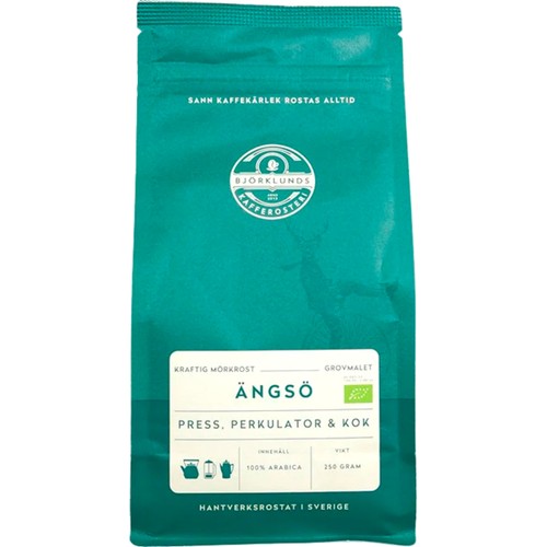 Kaffe Ängsö Eko Grovmalet 250g Björklunds Kafferosteri