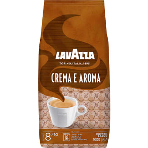 Kaffe Crema e Aroma Hela bönor 1kg Lavazza