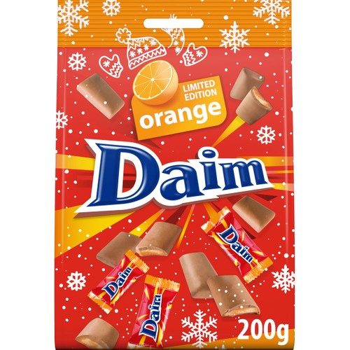 Chokladpåse Mini Orange LTD 200g Daim