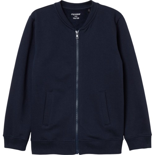 Ziptröja marinblå 122/128 mywear