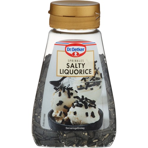 Strössel Saltlakrits 90g Dr.Oetker
