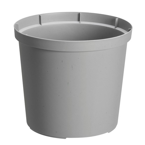 Plastkruka Grå 12cm