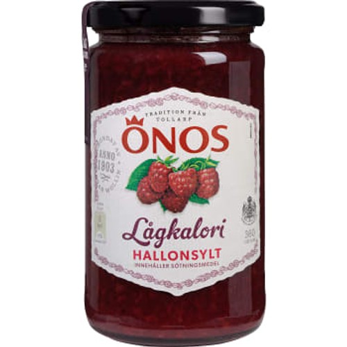 Lågkalori Hallonsylt 360g Önos