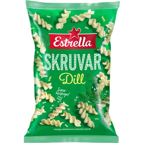 Snacks Dillskruvar 80g Estrella
