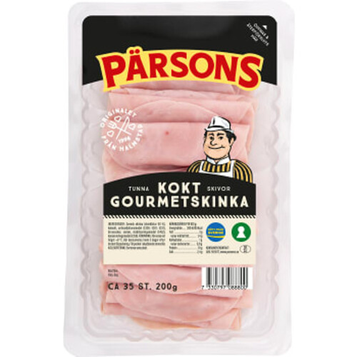 Gourmetskinka Kokt Tunna Skivor 200g Pärsons