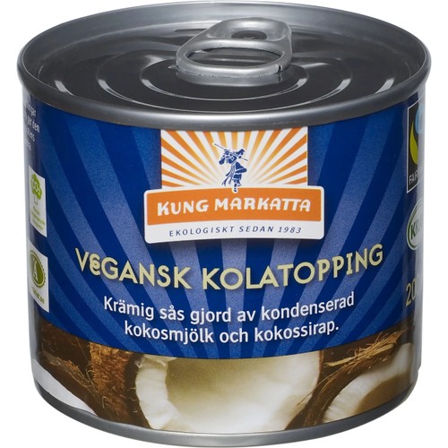 Kolatopping Vegansk 200ml Kung Markatta