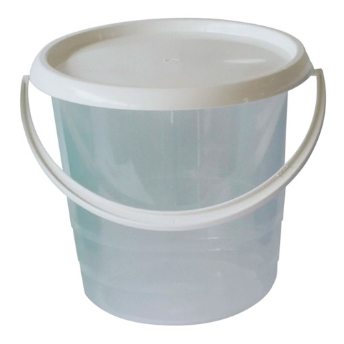 Hink med lock Vit 5l Nordiska Plats AB